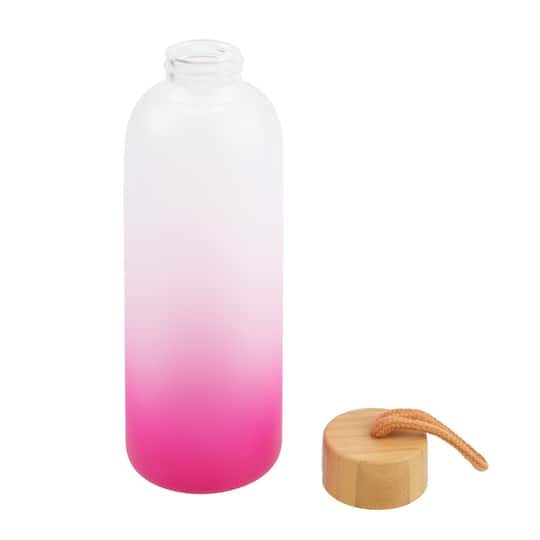 24oz. Frosted Glass Sublimation Bottle by Make Market